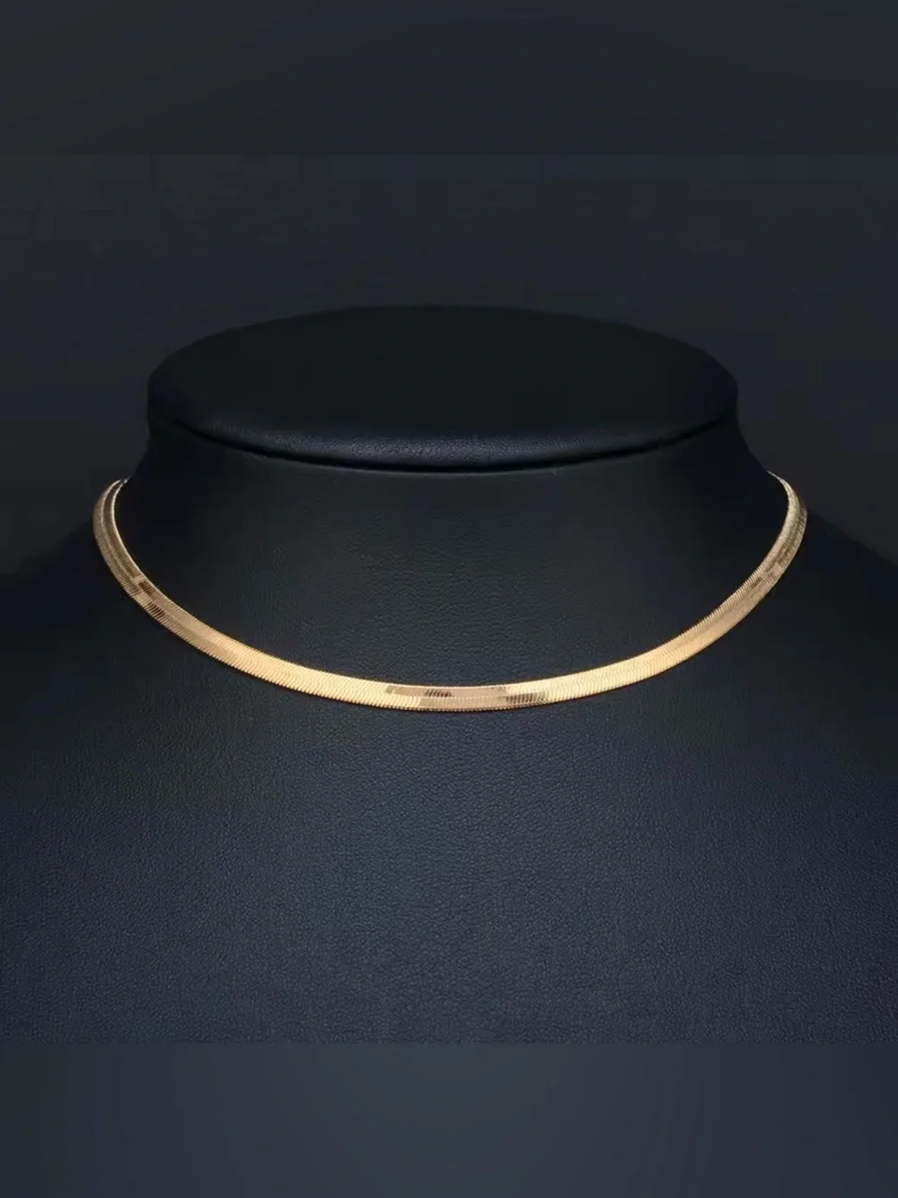 Gold Plated Choker Necklace Chain - Women Jewelry